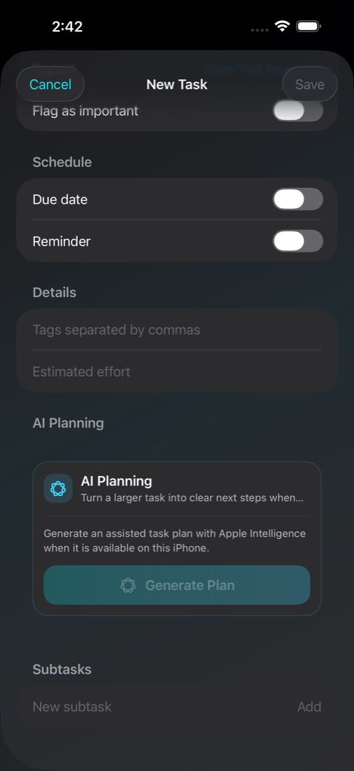 TaskFlow Smart app screenshot 2