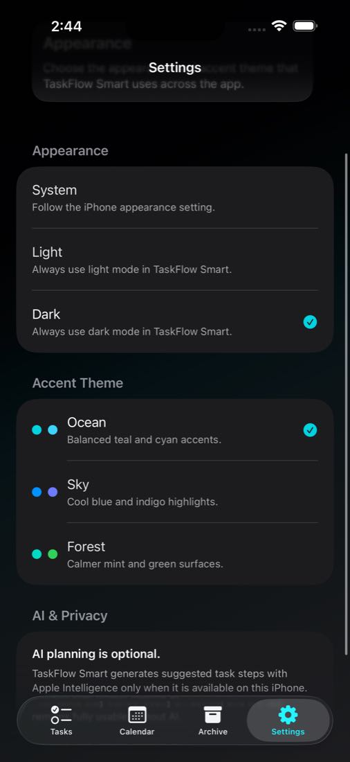 TaskFlow Smart app screenshot 4